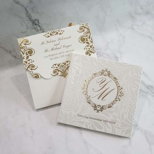 Elegant Invitation Card Foiling Invitation New Wedding Card Customized